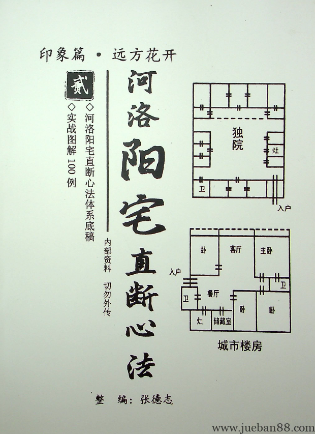 《河洛阳宅直断心法》张德志.pdf-绝版书籍网